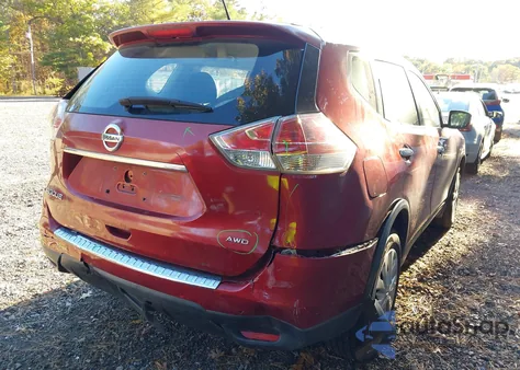 2015 Nissan Rogue S from USA, damaged, VIN KNMAT2MV3FP543971